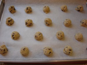 普通のチョコチップクッキー作り方5