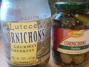 cornichons(gherkins)