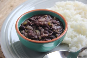 おいしいキューバ風ブラックビーンズ