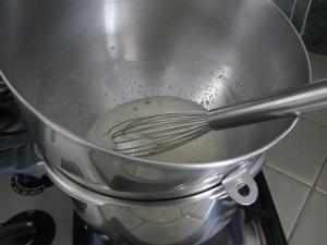 バタークリーム作り方1