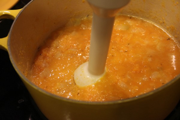 おいしいバターナッツかぼちゃのスープ
