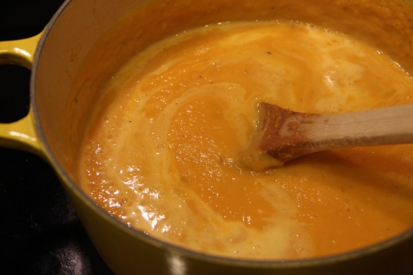 おいしいバターナッツかぼちゃのスープ