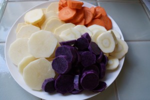 根菜のグラタン作り方1