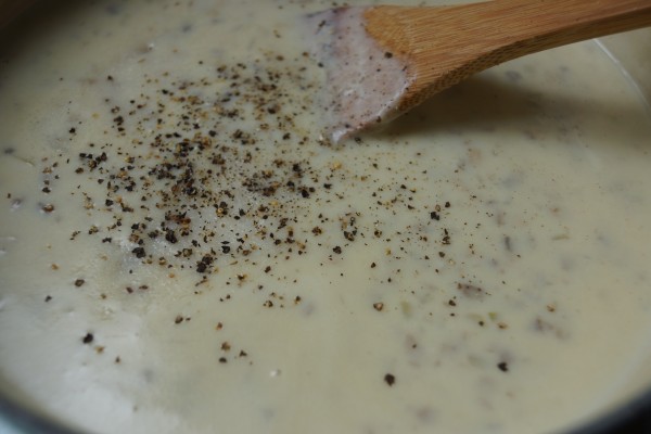 クリームオブマッシュルームスープ作り方4