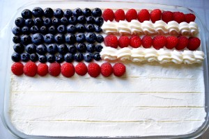 アメリカンフラッグケーキ作り方６